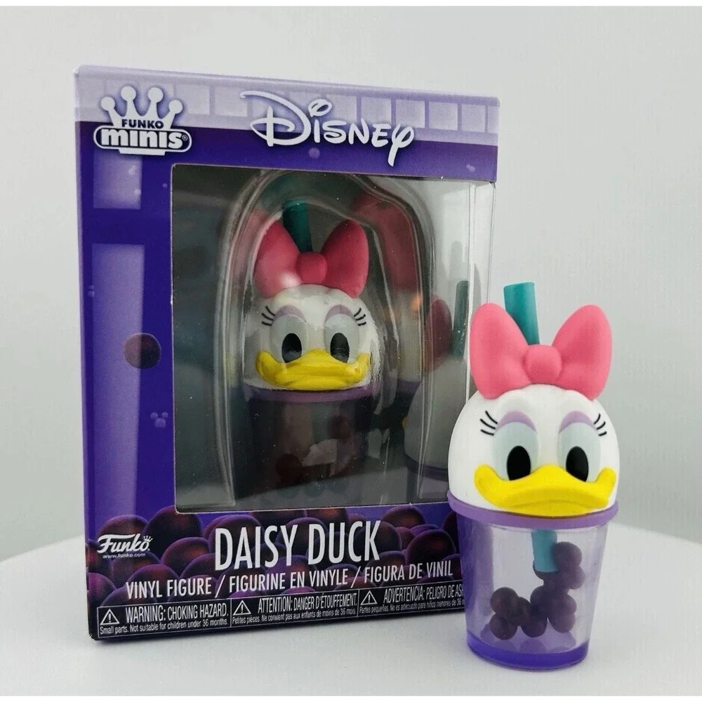 Funko Minis Disney Daisy Duck Boba Tea Vinyl Figure Stylized Figurine with Box
